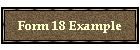 Form 18 Example